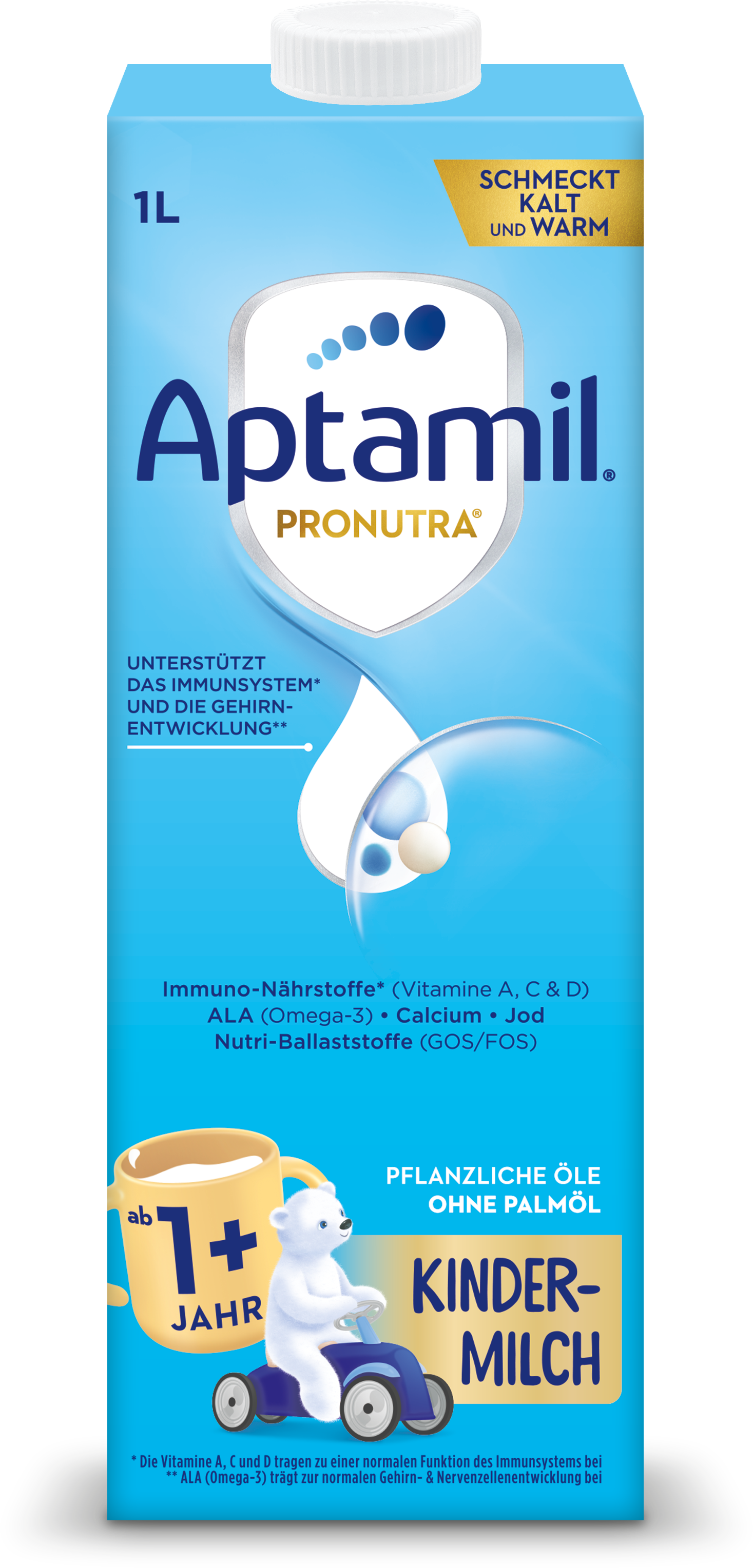 Aptamil Kindermilch 1+ trinkfertig 1 Liter