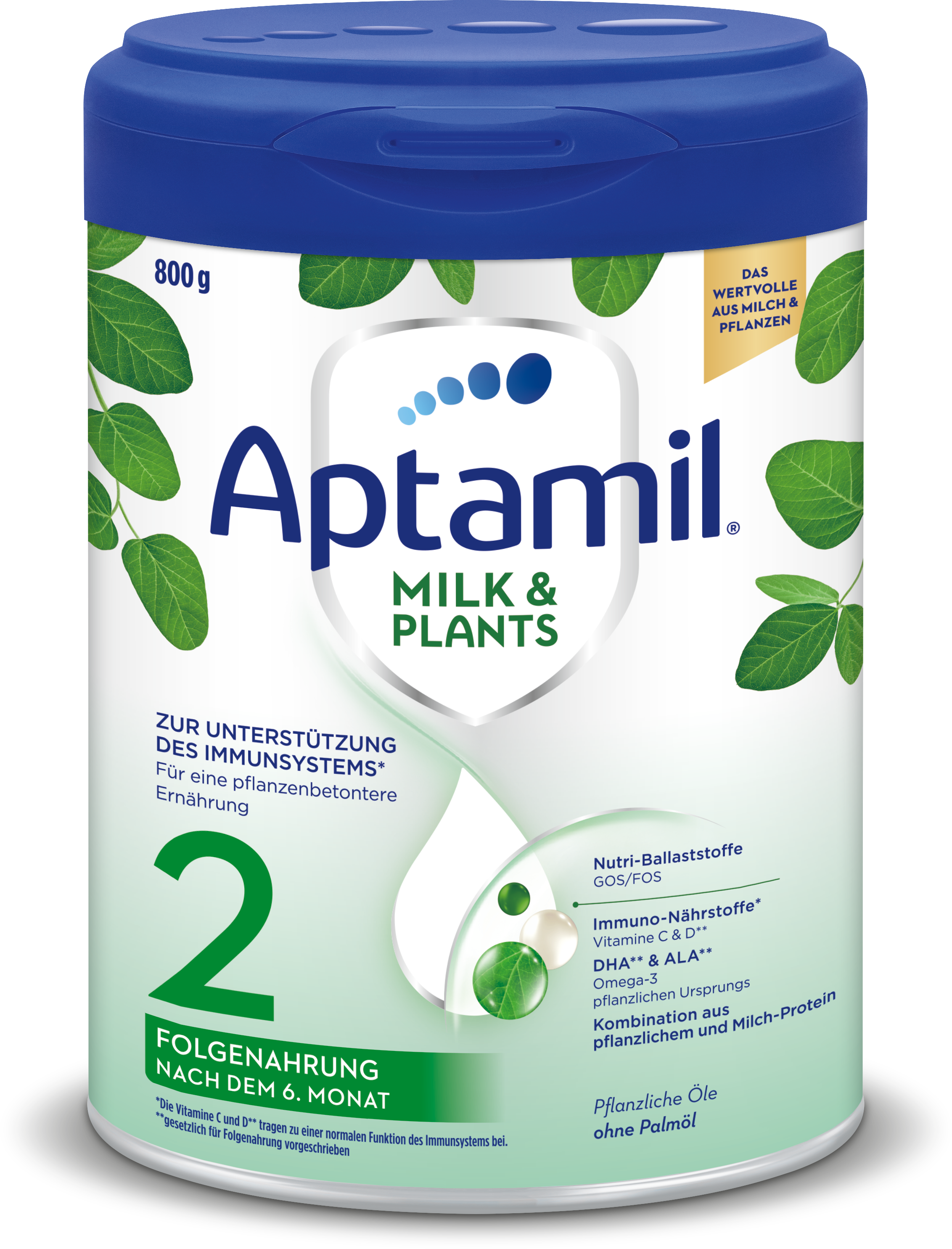 Aptamil Milk & Plants 2 (800g)