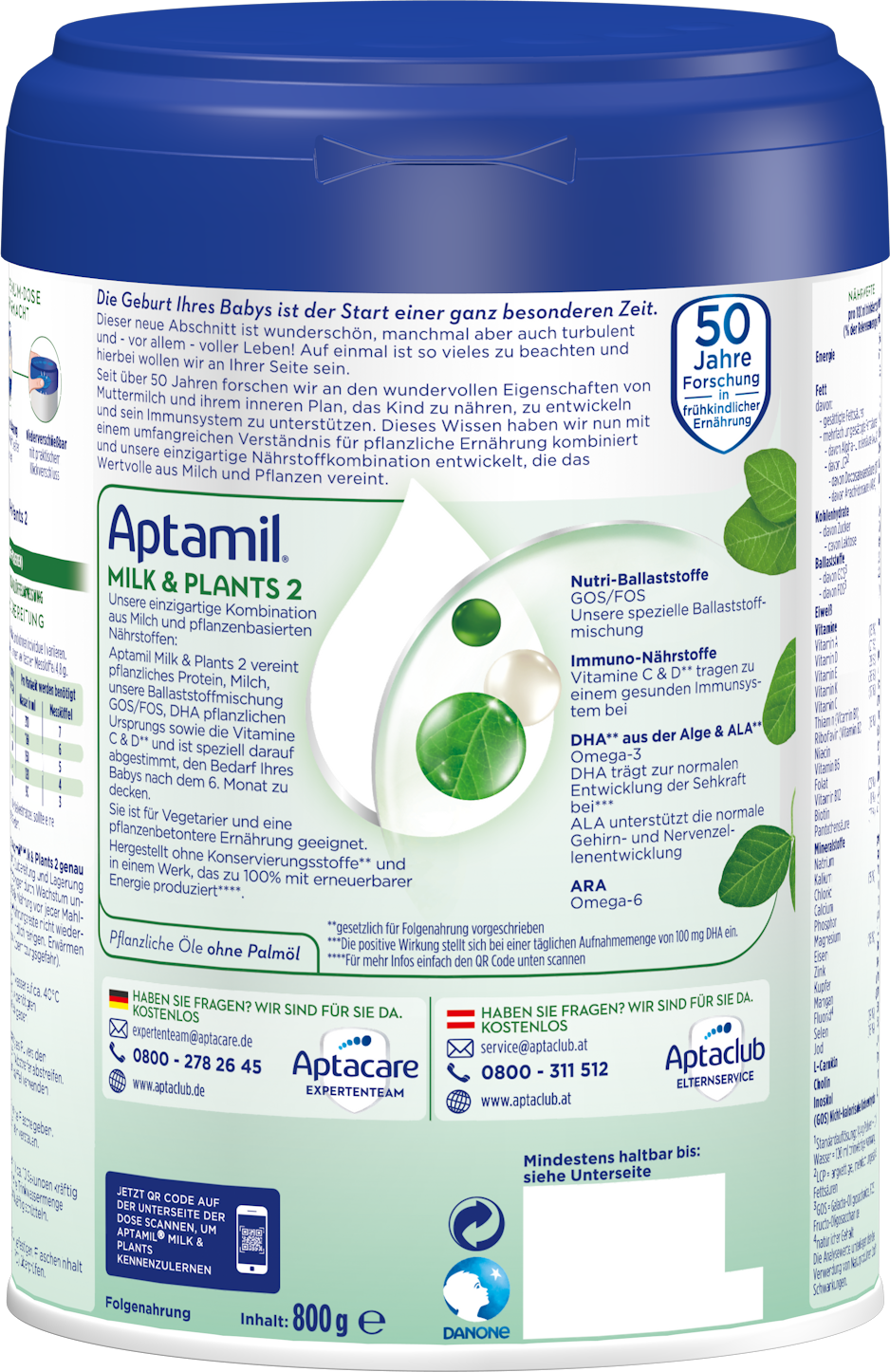 Aptamil Milk & Plants 2