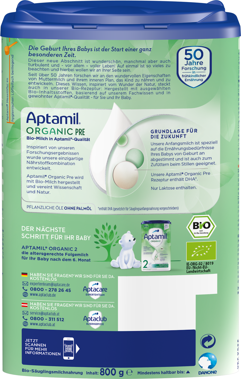 Aptamil Organic Pre