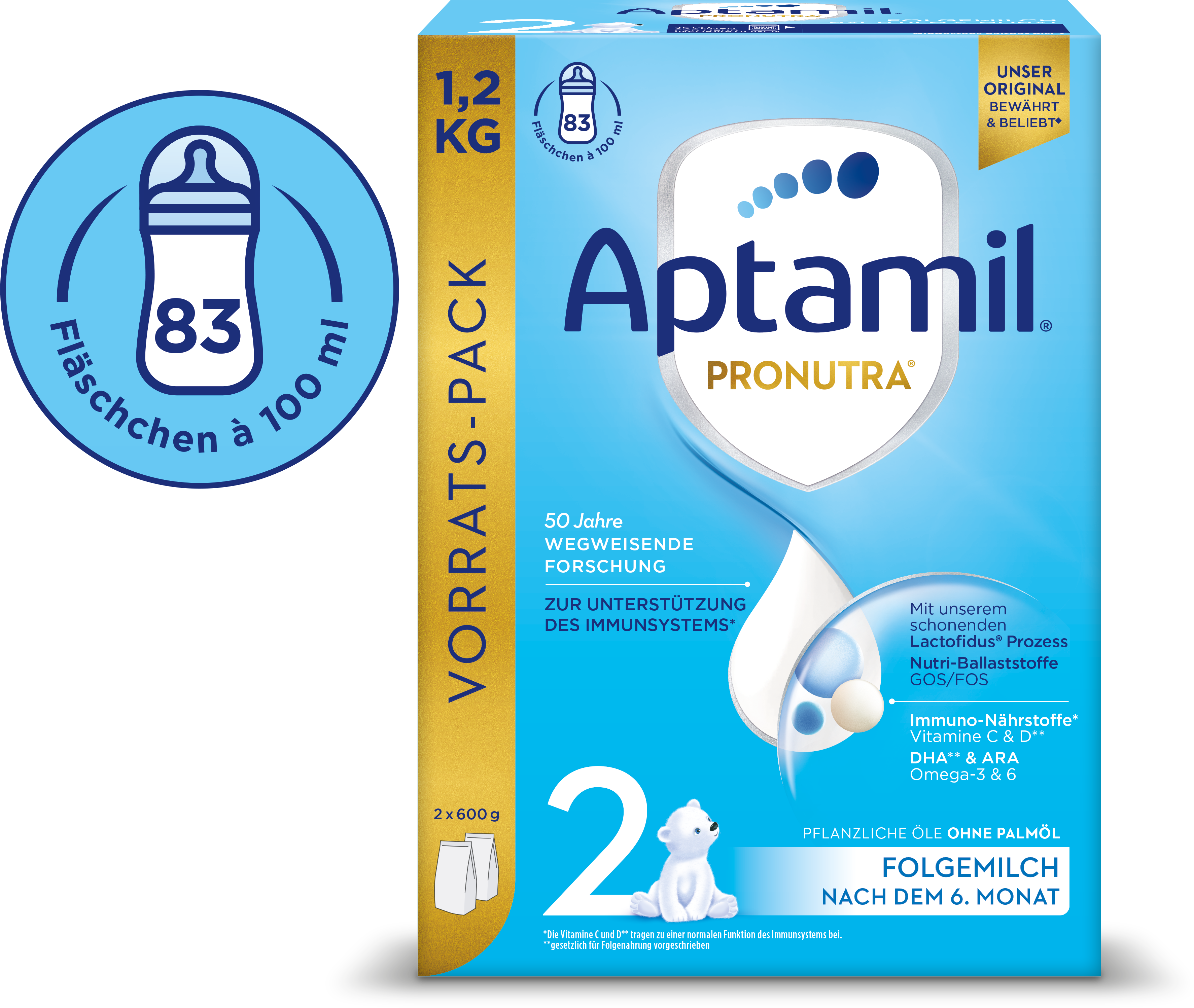 Aptamil Pronutra 2 Vorratspack (1.2 kg) 