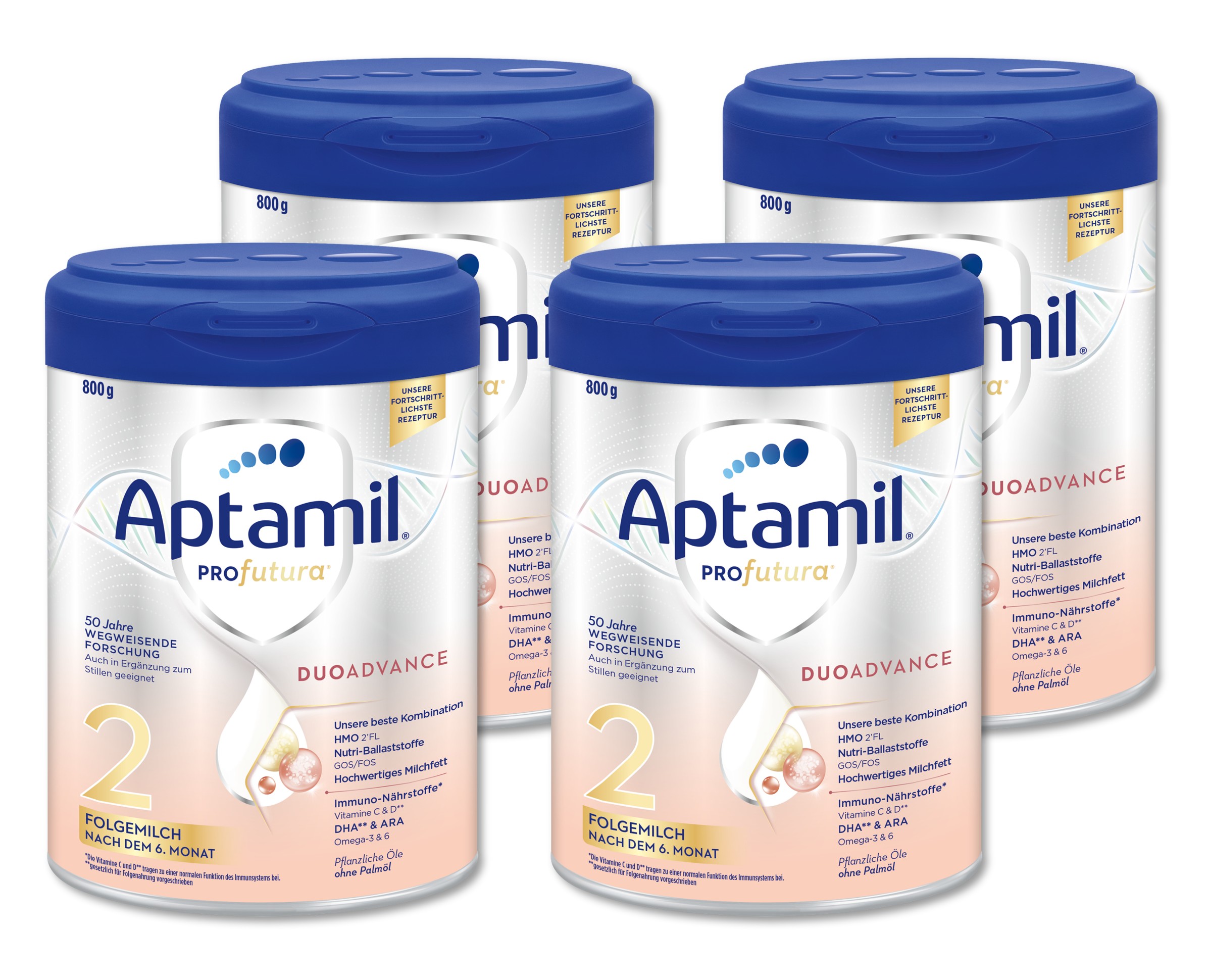 4x Aptamil Profutura DUOADVANCE 2 (4x800g)