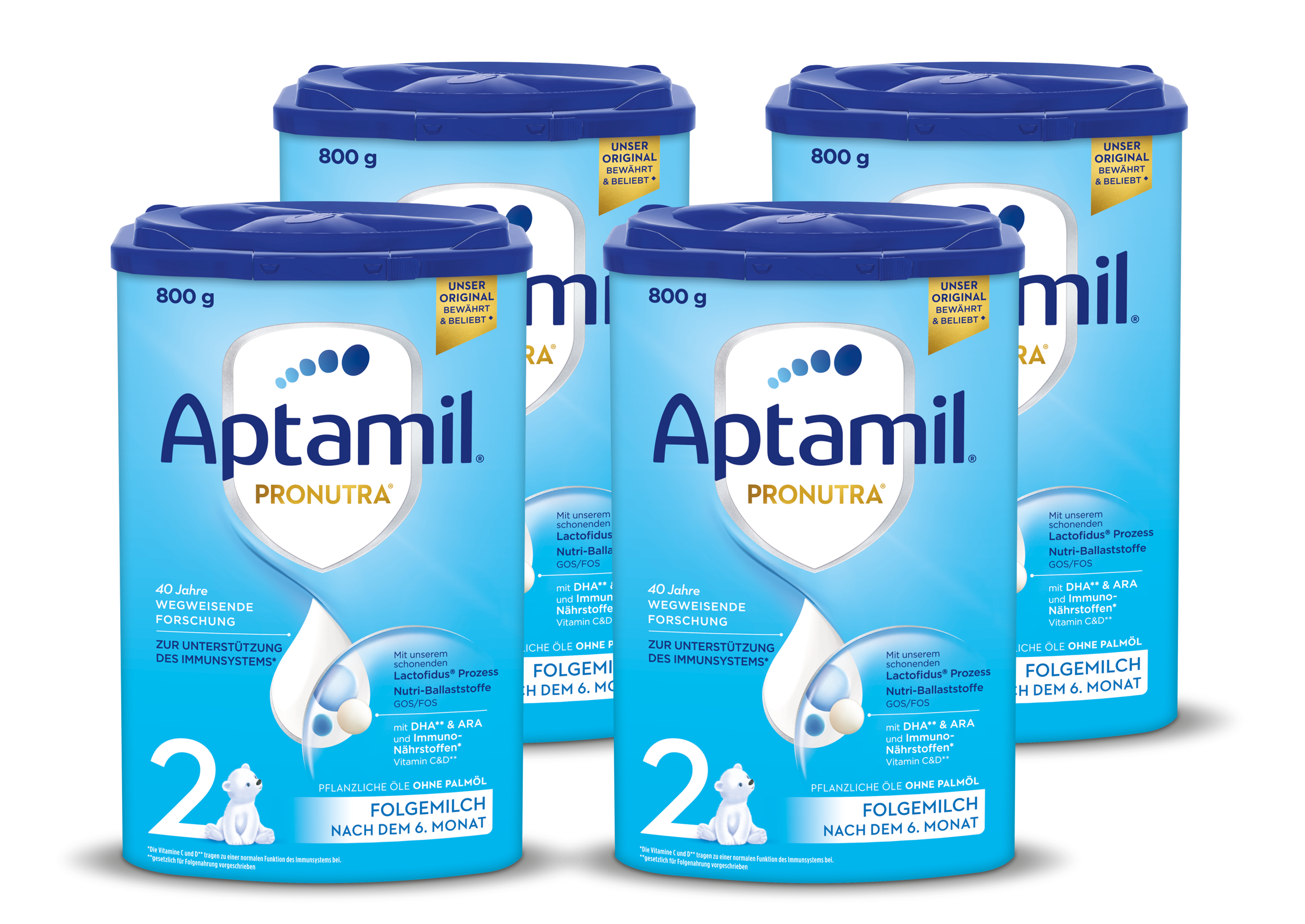 4x Aptamil Pronutra Vorratspaket (4x800g)