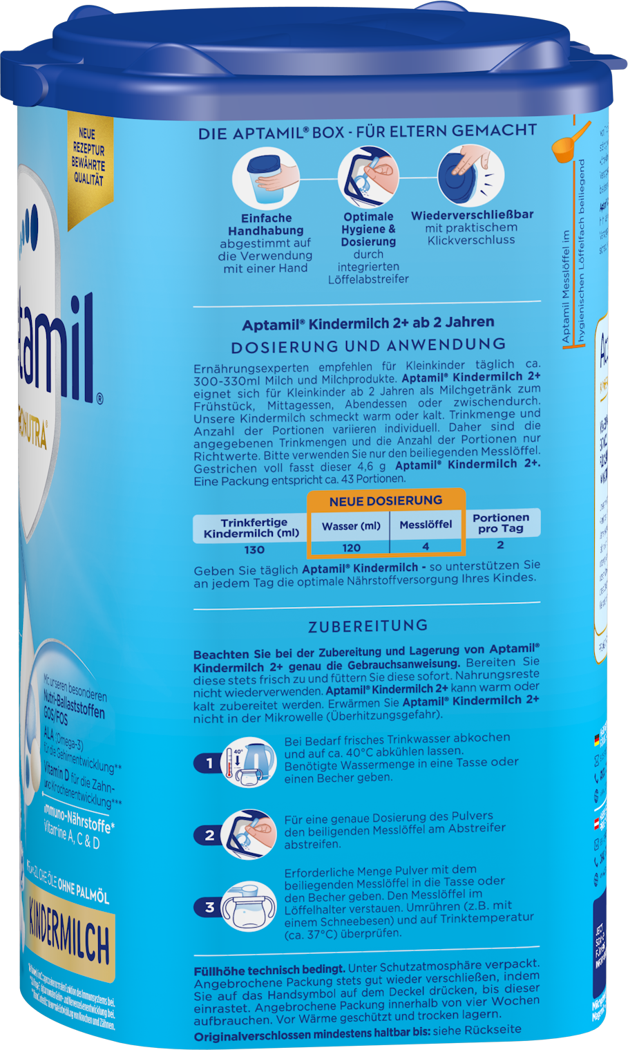 APTAMIL PRONUTRA KINDERMILCH 2+ 800g EZP DA 0623