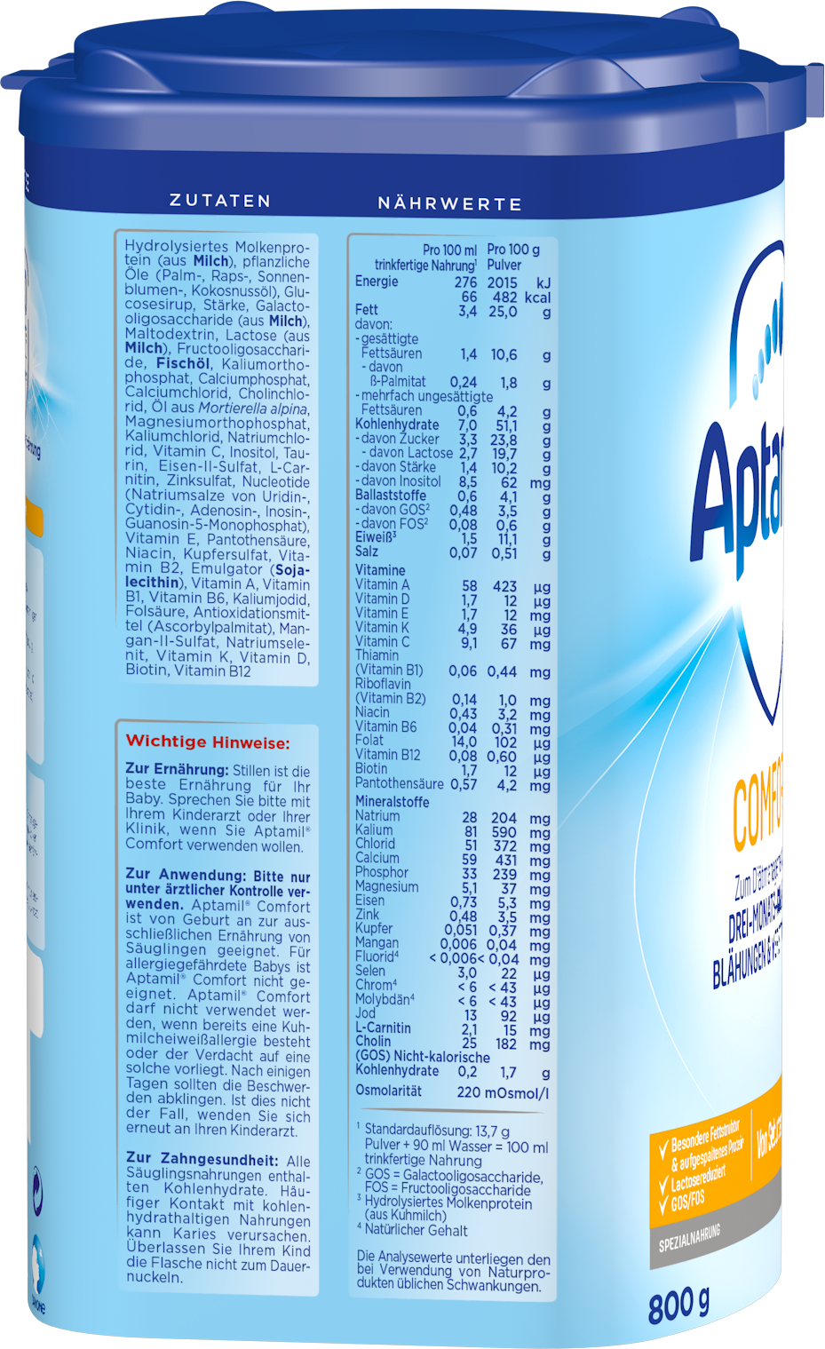 Aptamil cheap pronutra comfort